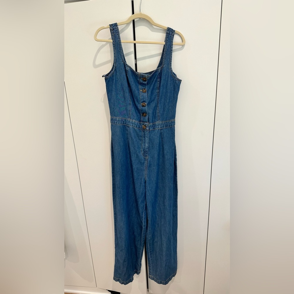 Sincerely Jules pull on denim jumpsuit